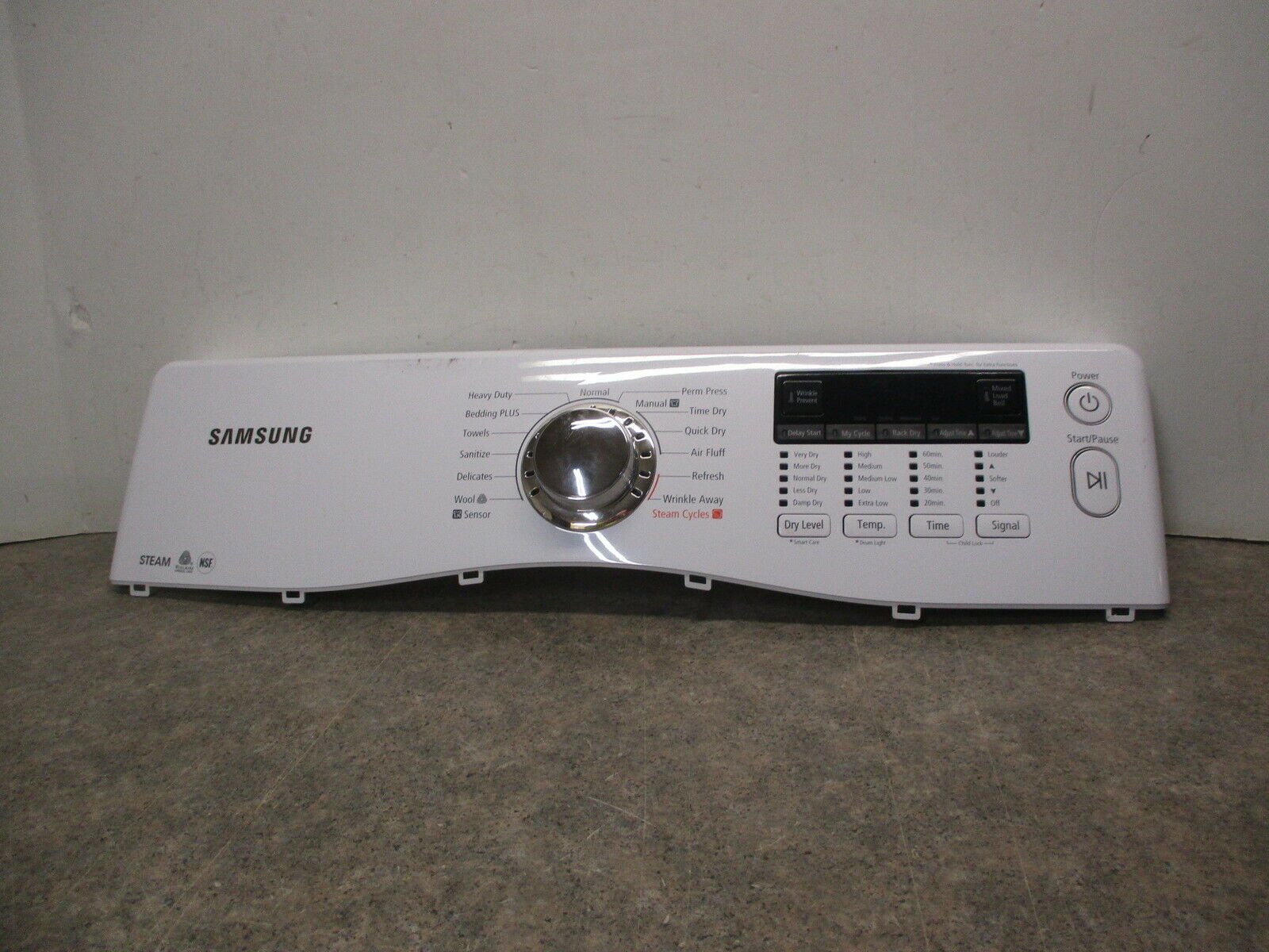 SAMSUNG DRYER CONTROL PANEL PART DC9717112A DC9200774M Parts