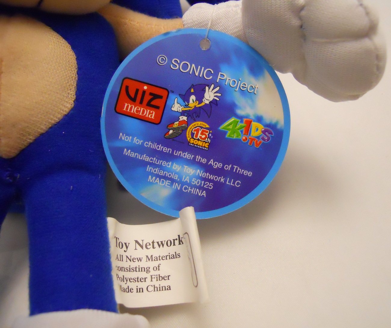 sonic plush toy network