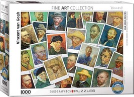 Eurographics 1000 Piece Jigsaw Puzzle - Van Gogh Selfies - $17.81