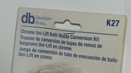 Dearborn Brass Chrome Uni Lift Waste Conversion Kit K27 image 2