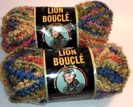 Lion Brand Boucle Yarn-Taffy - $7.80