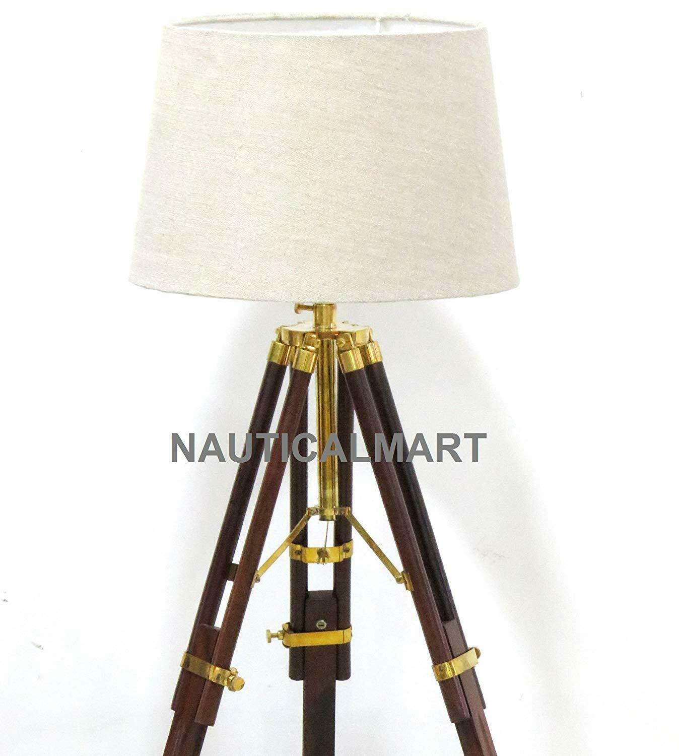 timber lamp stand