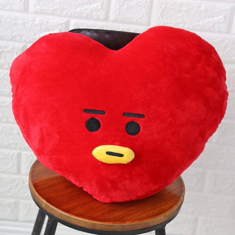 bts cartoon pillow