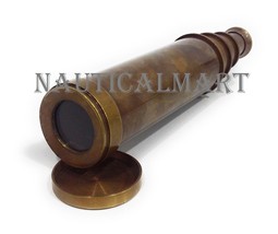 Maritime Brass Telescope Antique with Lid