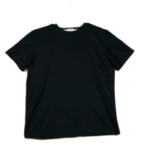 Russell T Shirt Adult L Mens Athletic Black Workout Tee Lightweight - $10.87