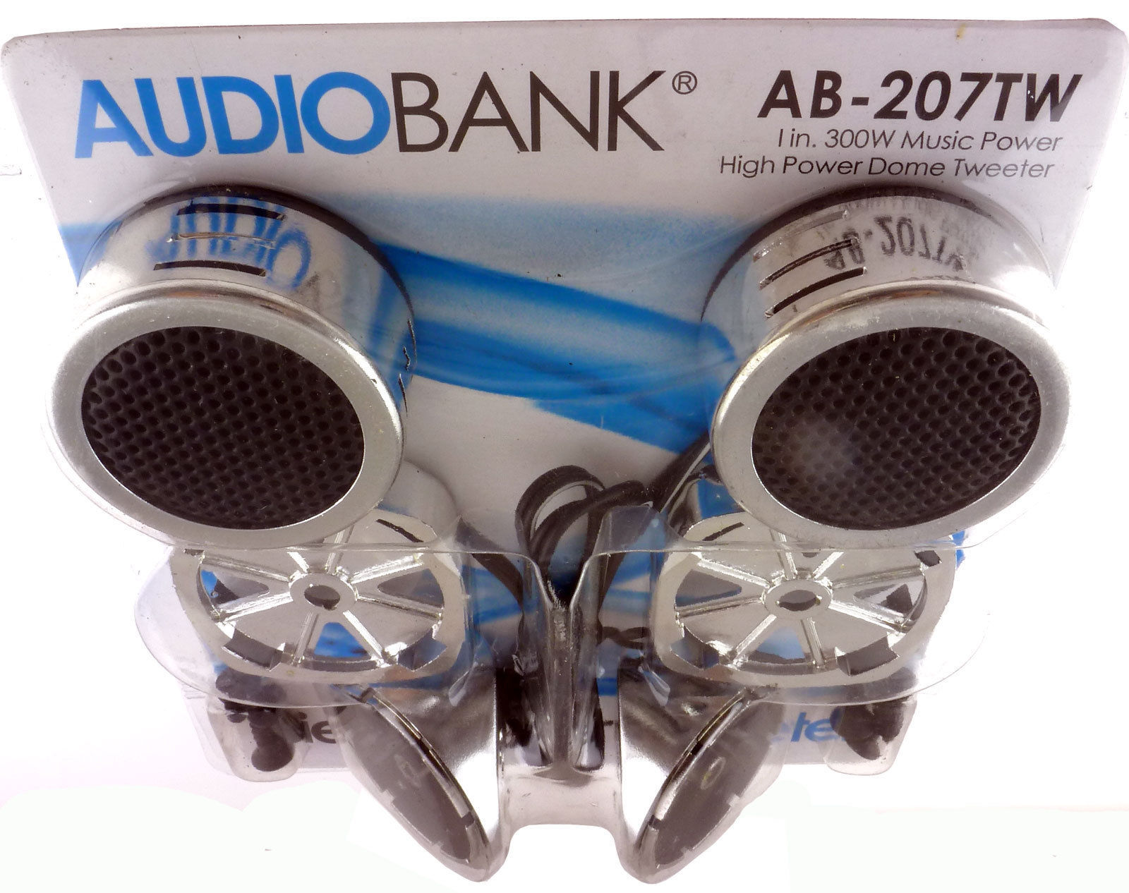 New Pair 2015 300 Watt Chrome Car Stereo Door Speakers Dash Super Tweeters