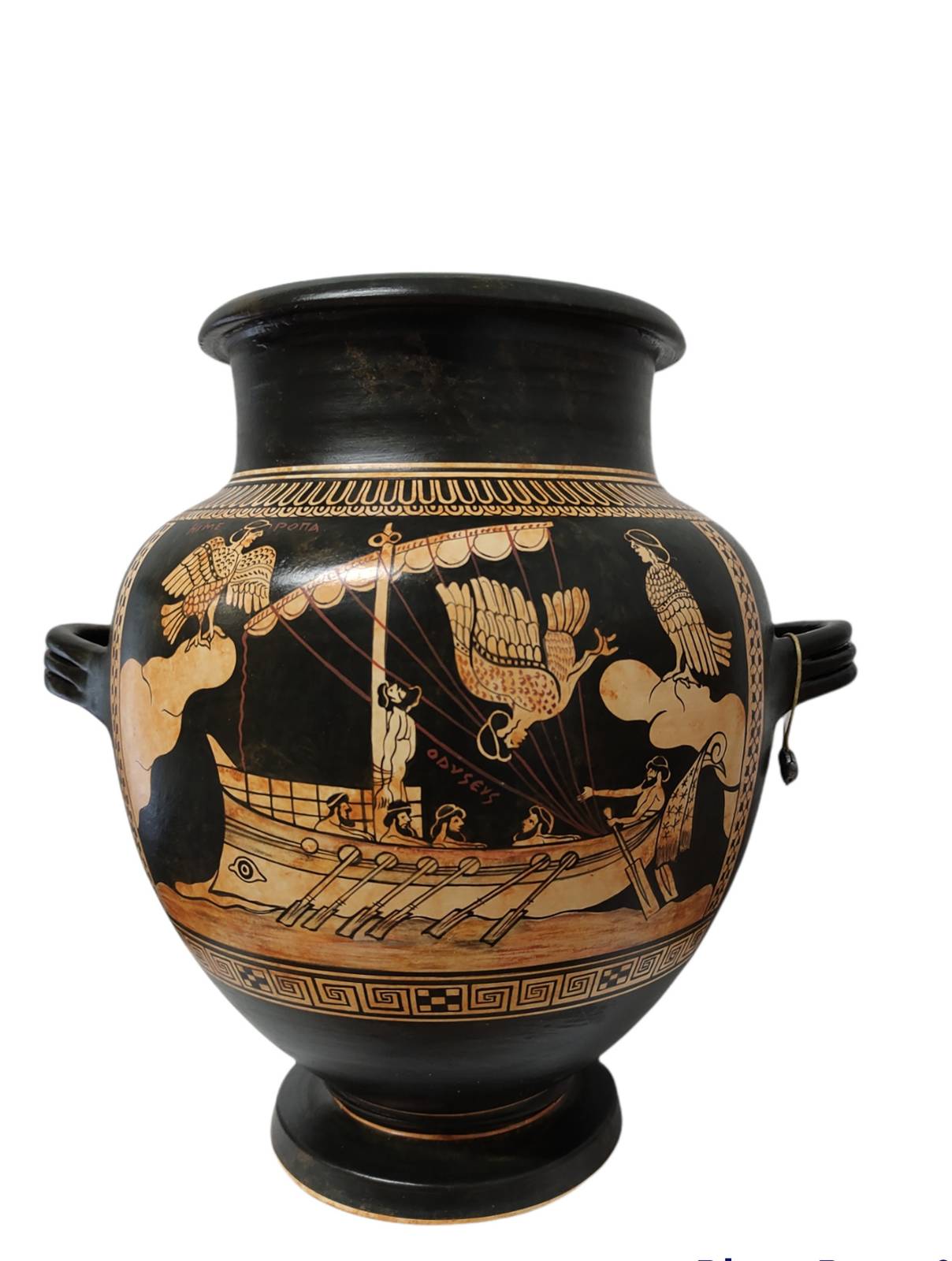 Odysseus and Sirens Stamnos Ancient Greek and similar items
