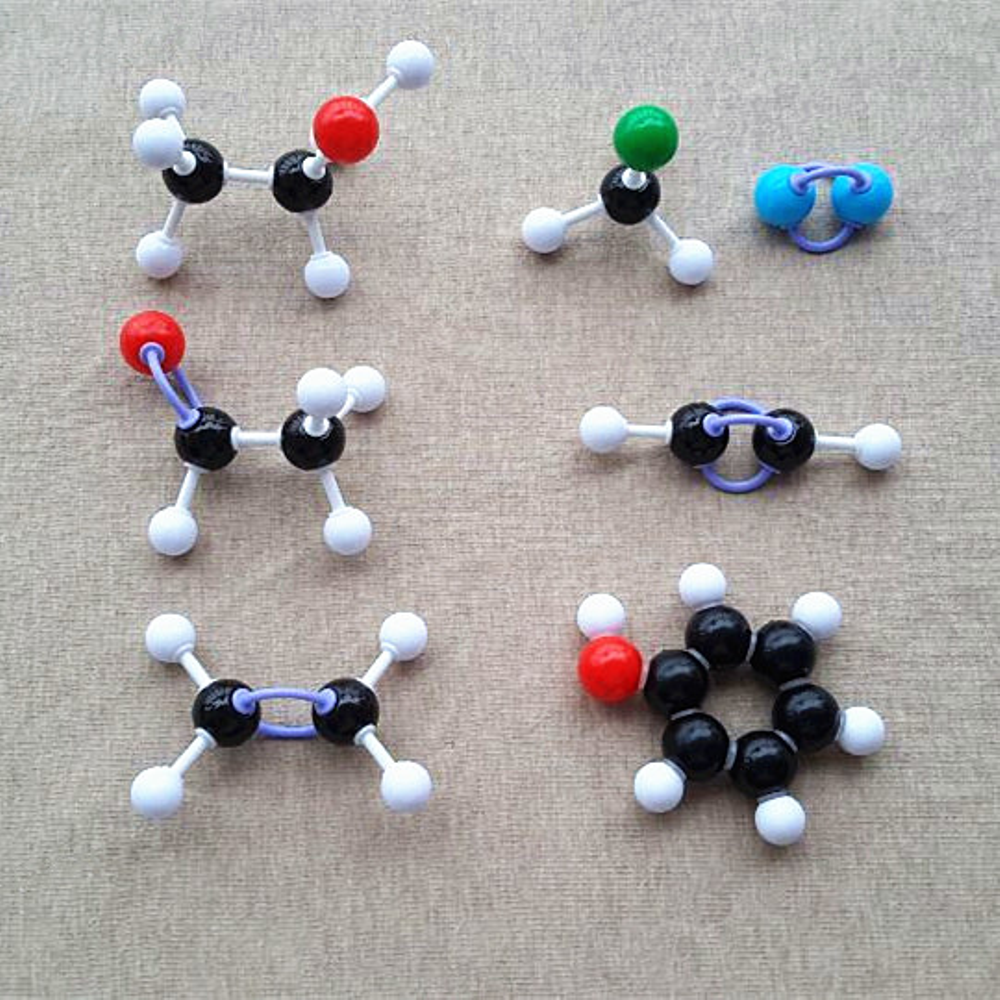10pcs Set Molecular Modeling Tool Organic Chemistry Kit Models Atom