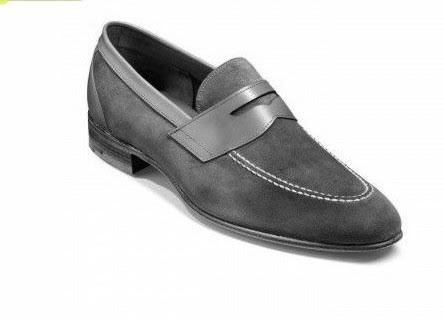 New Handmade mens dark gray genuine suede moccasins, Men suede shoes, Men shoes