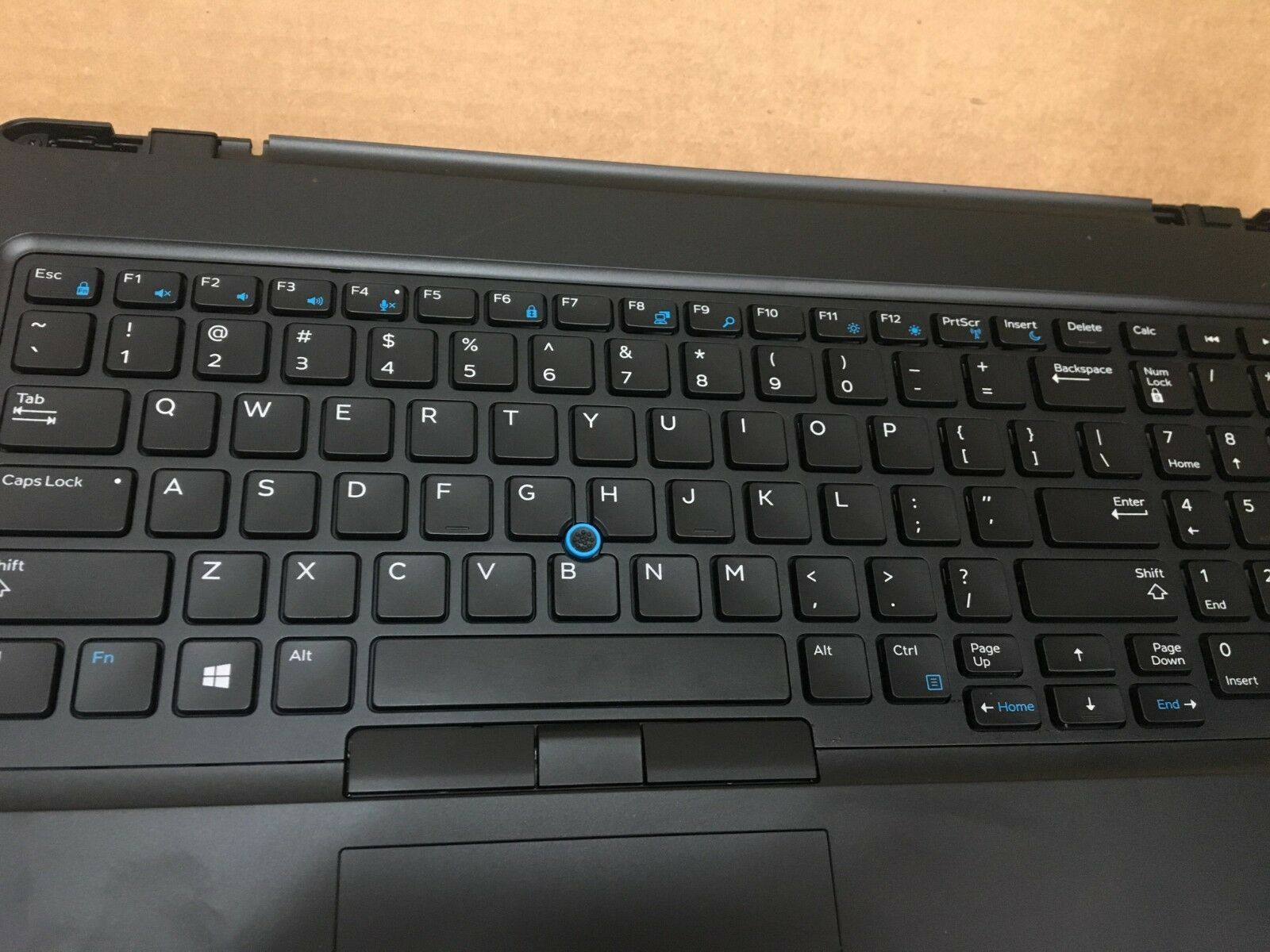 Genuine Dell Latitude 5590 Laptop Palmrest Touchpad US Backlit Keyboard ...