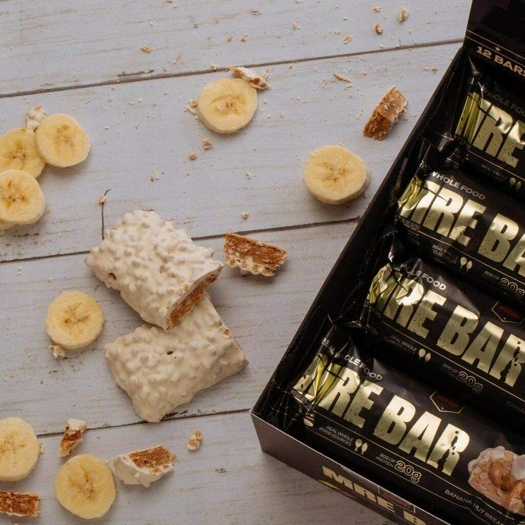 Redcon1 MRE Bar Meal Replacement Bar, Oatmeal Chocolate Chip, 12 bars