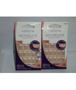 (2 pack) NAILENE So Natural EVERYDAY FRENCH  #71992 Short Pink -  No GLUE - $9.99