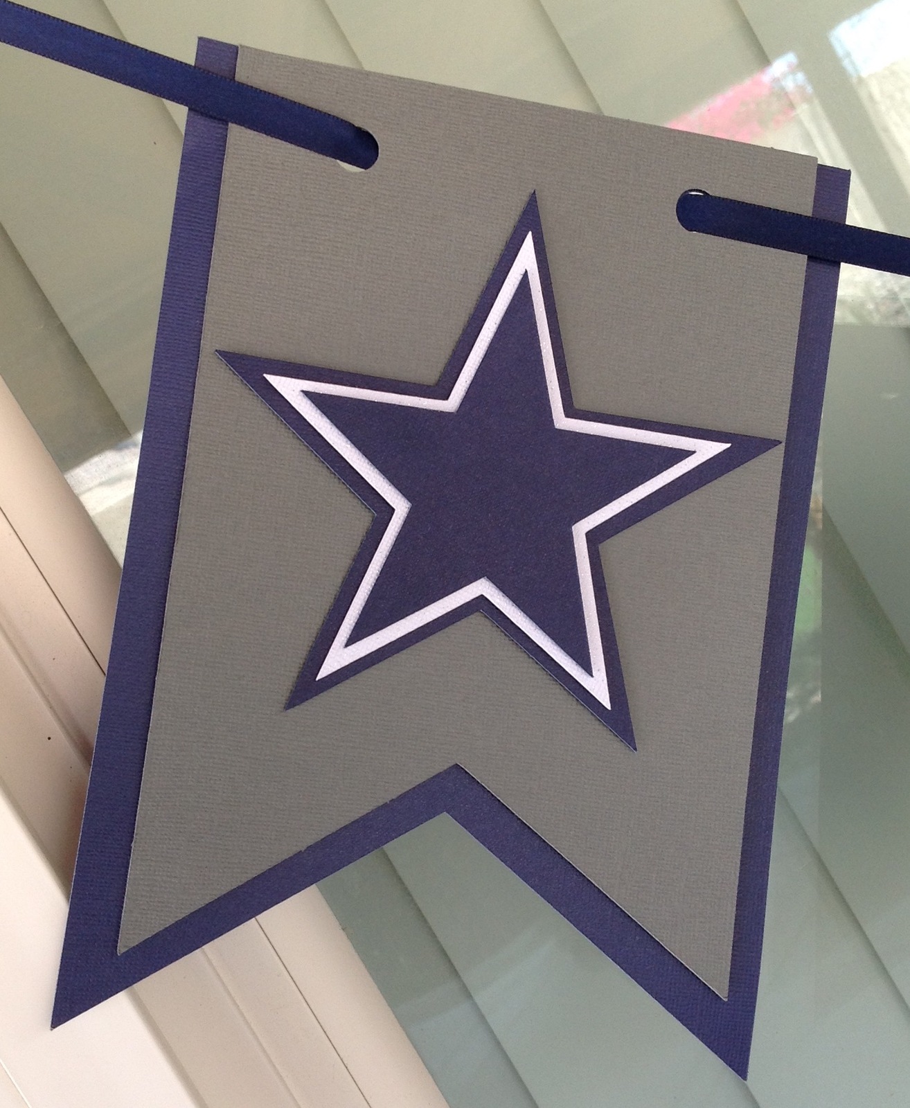 Dallas Cowboys Birthday Banner Personalized Party Backdrop Decoration