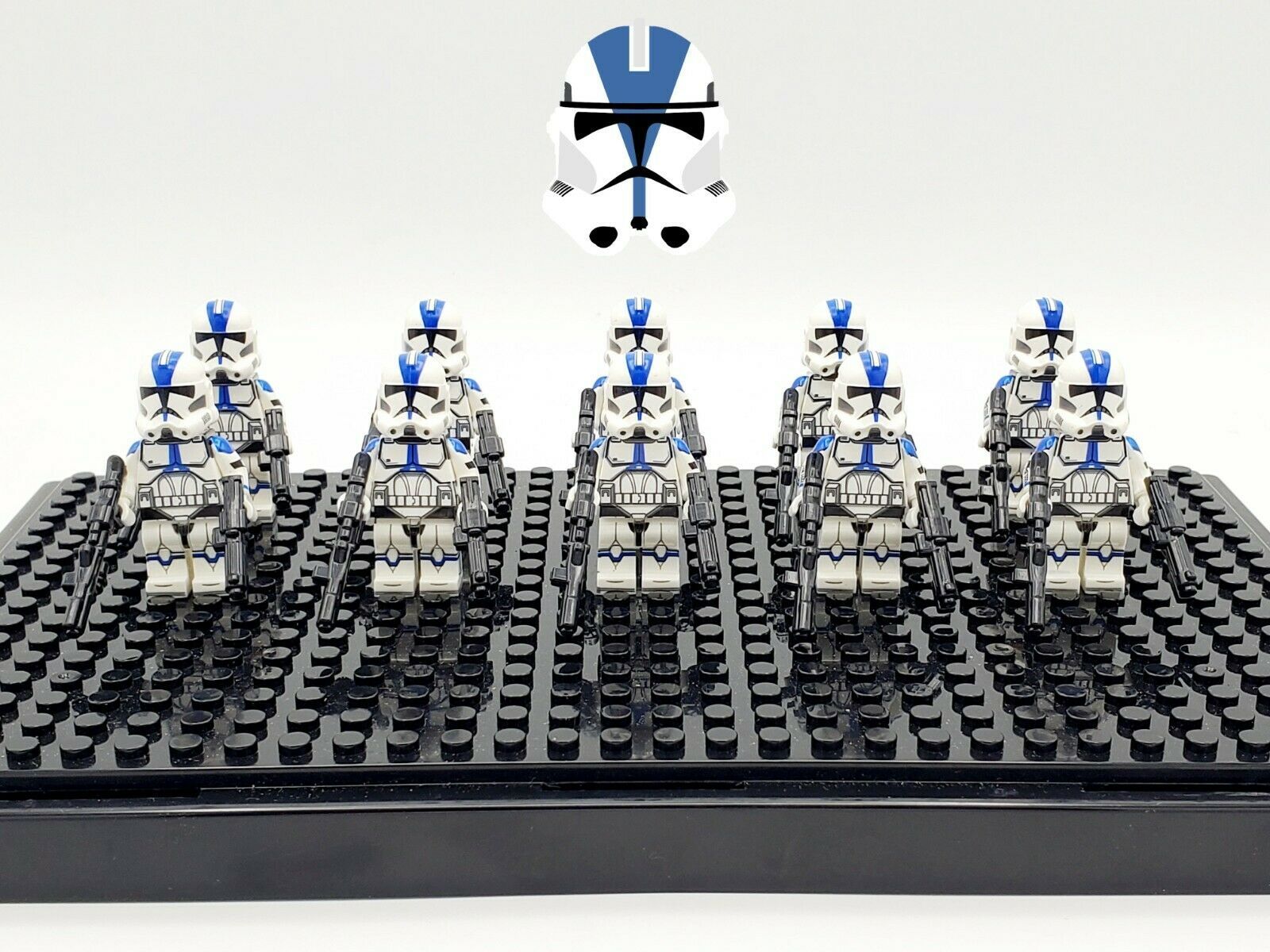 10pcs/set Star Wars Clone Wars 501st Clone Troopers Custom Minifigures Toys