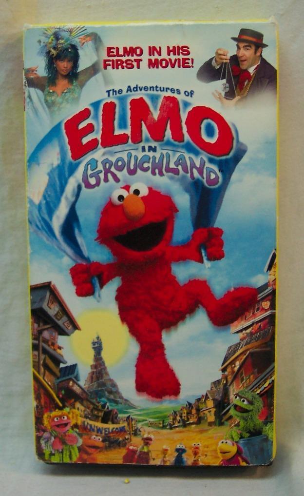 SESAME STREET The Adventures Of Elmo In Grouchland VHS VIDEO 1999 - VHS ...