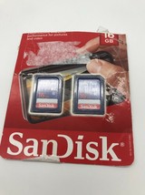 San Disk 16GB Sdhc Memory Card 2-Pack Class 4 SDSDBNN-016G-A2 - $12.99