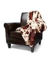 RODEO COW Cowboy Western Soft Sherpa Luxury Throw Light Weight Couch Blanket
