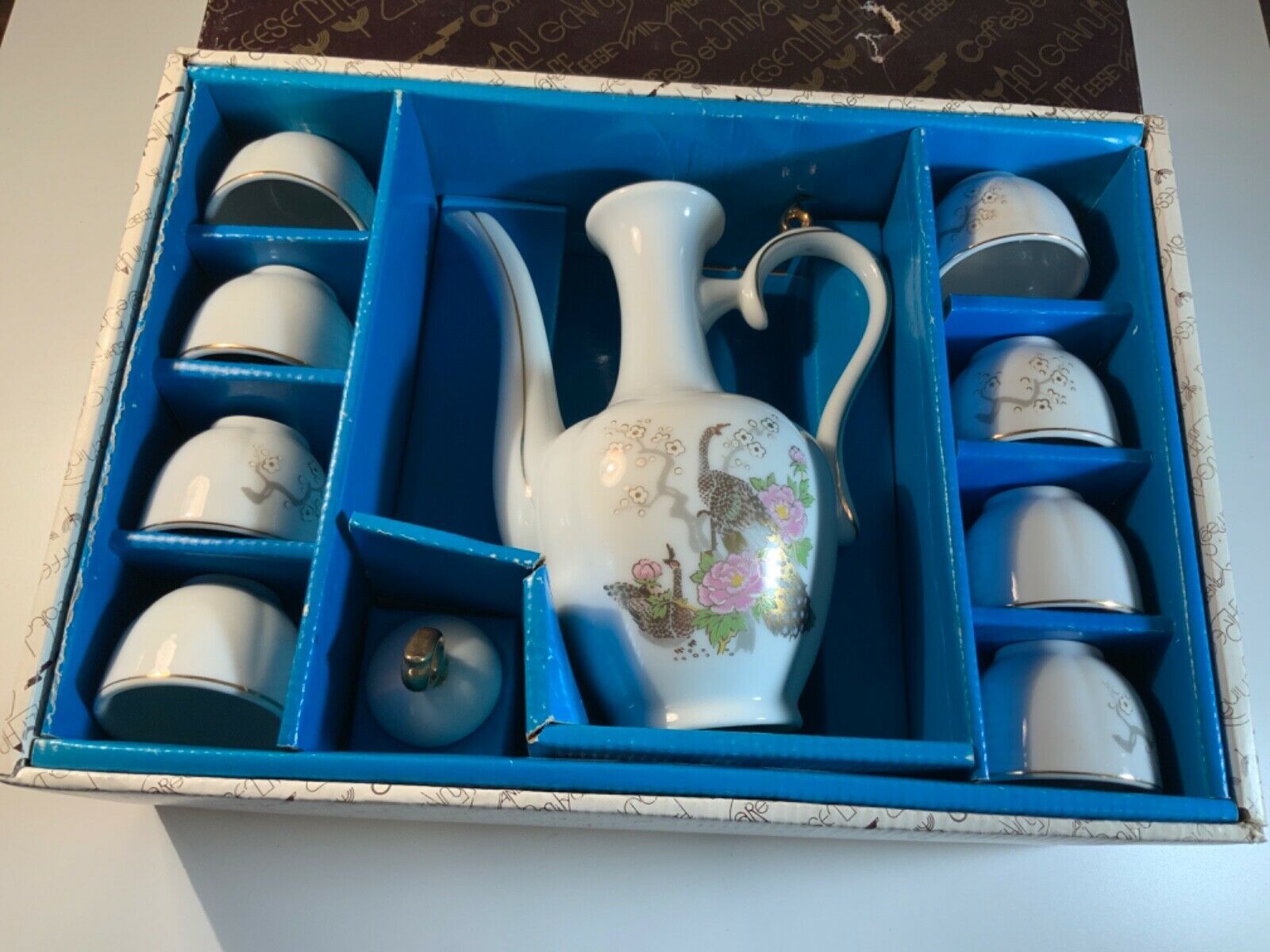 VINTAGE KOREAN TEA SET MILYANG CHINA co 10 pcs complete Everything Else