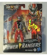 Power Rangers Dino Fury Red Ranger Action Figure Key Unlocks Morpher Sou... - $19.99
