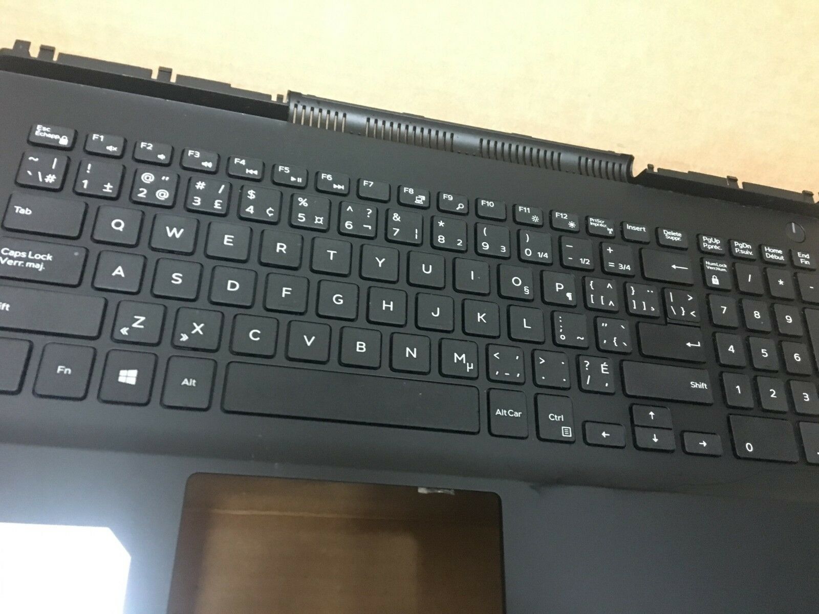 Genuine Dell Inspiron 15 7000 7566 7567 Gaming Palmrest French Canadian Keyboard Laptop