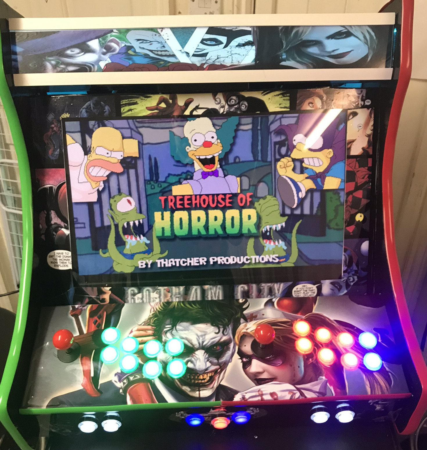 Upto 24" Bartop Arcade Machine with PI 32GB Bespoke Custom 640mm Wide