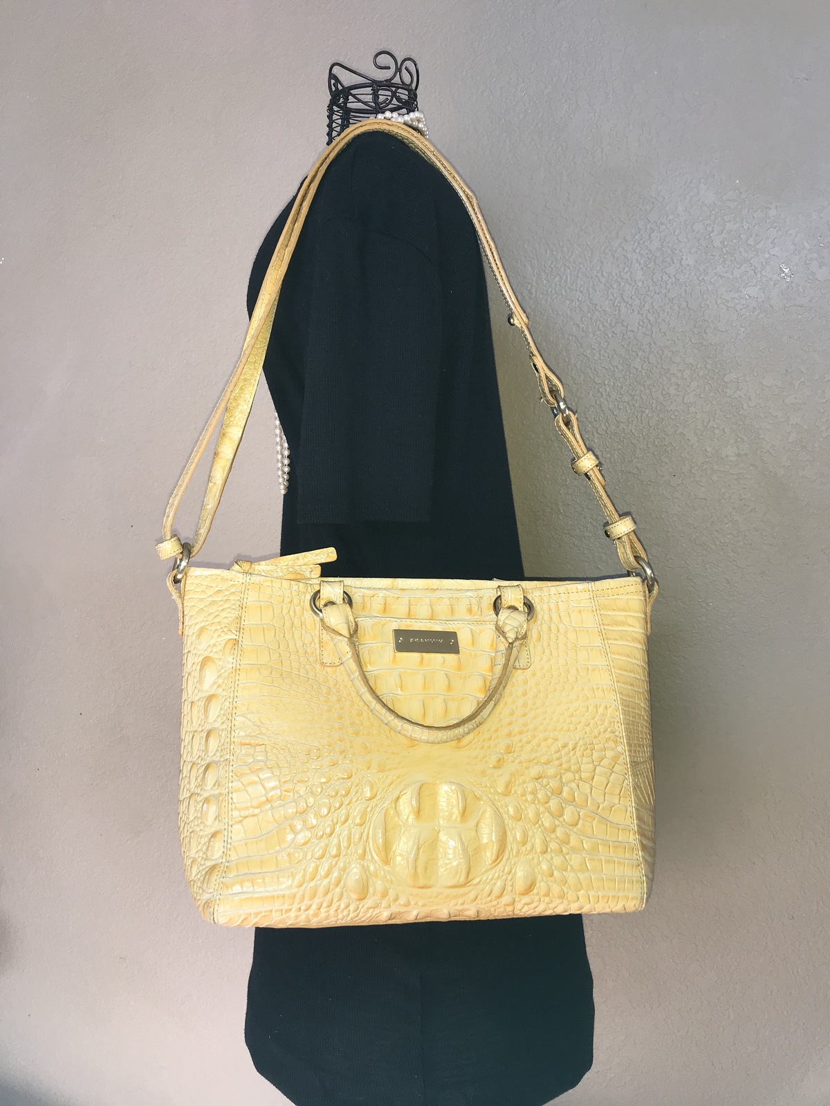 yellow brahmin crossbody