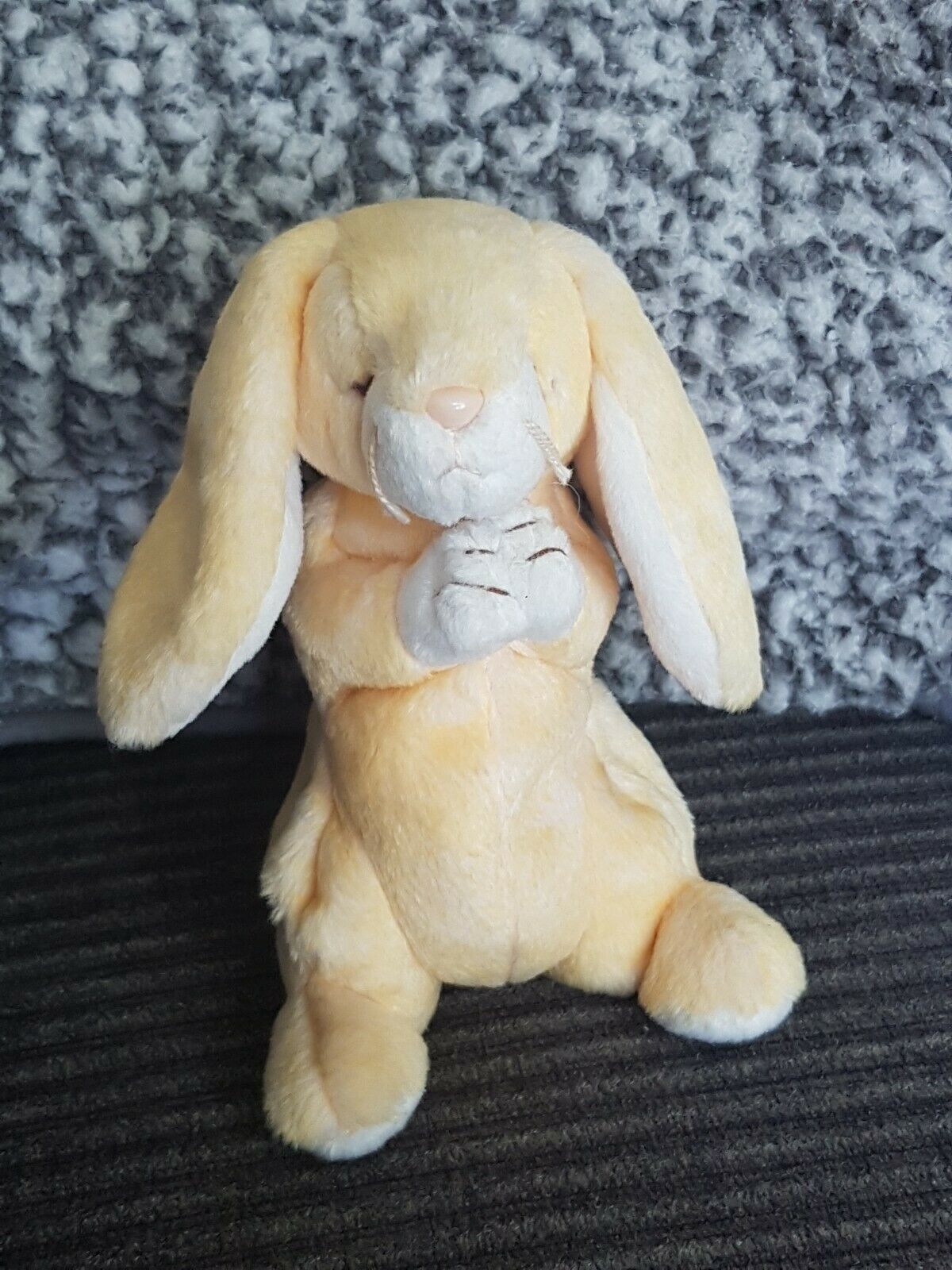 VINTAGE Ty Beanies Babies 2000 Grace  Praying Bunny Rabbit Retired NO Tag