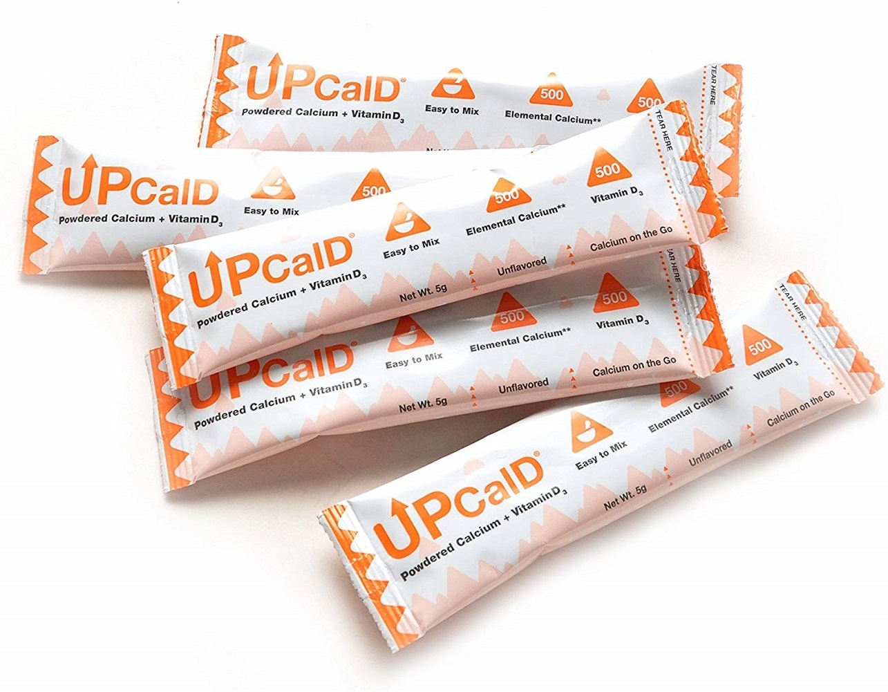Upcal D Unflavored Powedered Calcium 80 x 5g Stick Packs