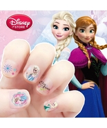 Disney Frozen Elsa Anna Makeup Toys Nail Sticker Disney Princess Sofia Snow  - $2.99