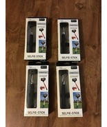 Itek Selfie Stick with Built-In Aux. Remote (Lot of 4) New--BLACK in color - $15.99
