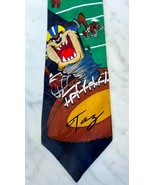 Looney Tunes Mania Taz Tazmanian Devil Playing Football Mens Neck Tie - $11.35