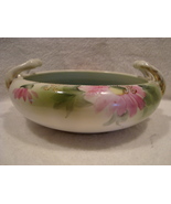 Nippon Hand Painted white &amp; floral porcelain  Candy dish - $15.00