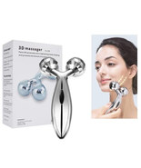  Face And Body Lifting Wrinkle Remover Manual  Facial Massager 3D Roller  - $15.98