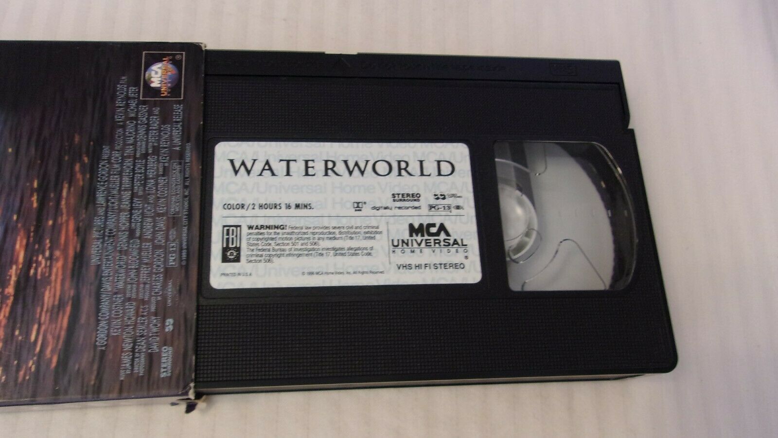Waterworld (VHS, 1996) Kevin Costner, Dennis Hopper VHS Tapes