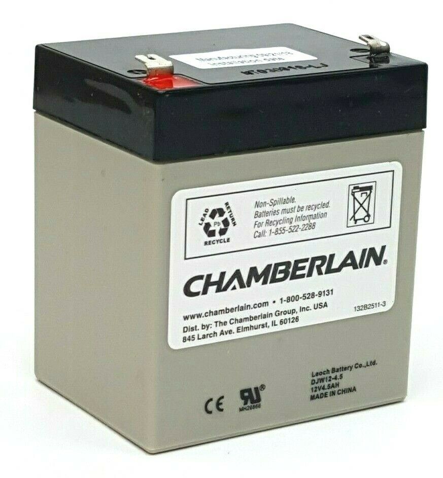chamberlain garage door keypad battery change
