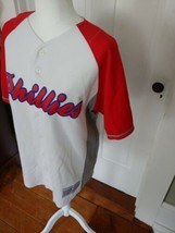 Philadelphia Phillies Pence 3 MLB Mens Baseball Jersey White Red Short Sleeve M - $26.99