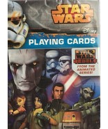 Star Wars Rebels 52 Card Playing Deck- New, Sealed - $7.79