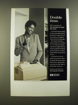 1995 Hewlett Packard HP LaserJet 4V Printer Ad - Double Time - $14.99
