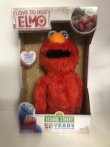 and Hugging 14" Plush Toy Sesame Street Love to Hug Elmo Talking Singing NIB 