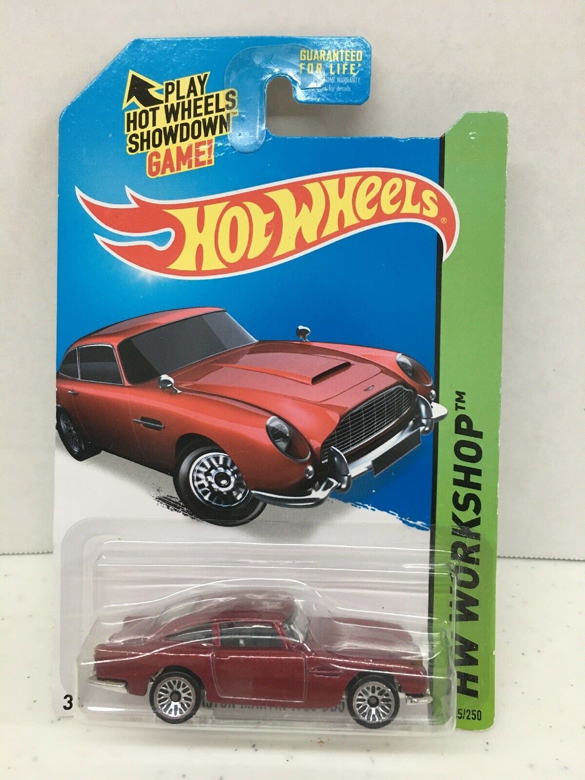 Primary image for HOT WHEELS 2015 245 HW WORKSHOP THEN AND NOW ASTON MARTIN 1963 DB5 LOOSE CARDED