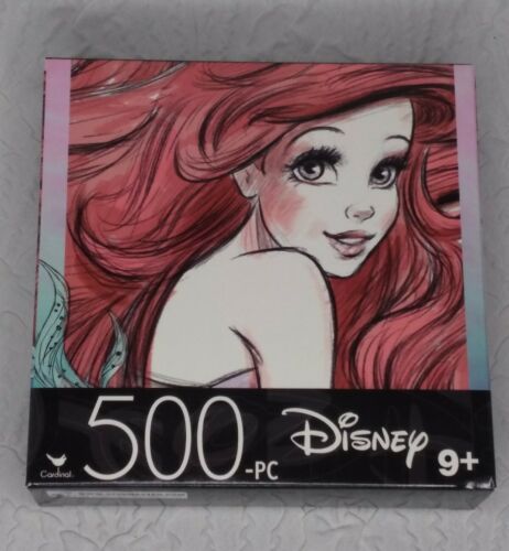 Disney Princess Ariel My Little Mermaid 500 PC Jigsaw Puzzle Cardinal 11x14 for sale online