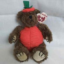 TY Beanie "Pumpkin" Teddy Bear in a Pumpkin Costume 1993 - 8" - $11.88