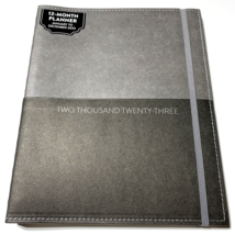 2023 Planner Monthly Weekly Layouts Goals Budget Tracker Pockets Grey - $26.18