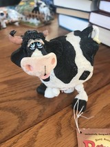 Collectible Rare Cow Figurine Ships N 24h - $49.38