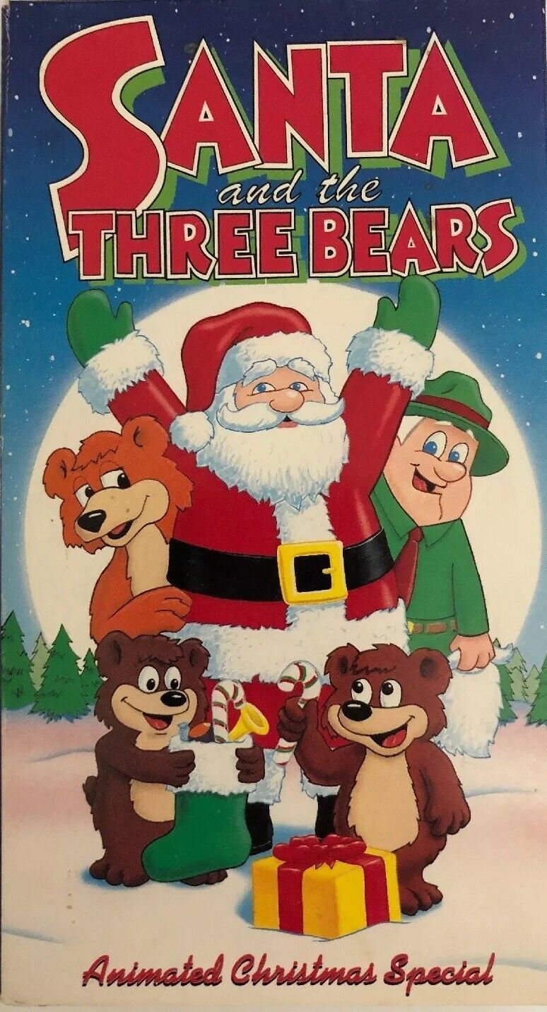 SANTA AND THE THREE BEARS(VHS 1991)VERY RARE VINTAGE COLLECTIBLE-SHIPS ...