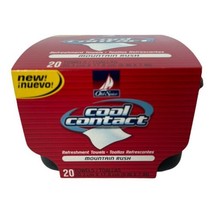 Old Spice Cool Contact Mountain Rush 20 Refreshment Towels 8" x 7"  New - $28.71