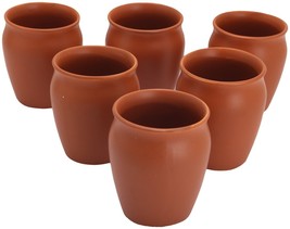 Earthenware collectable Tea cup Coffee Mug Hand made Indian small khulad vintage - $21.78