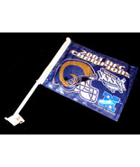 2001 St. Louis RAMS NFC Football CHAMPS Car Window FLAG Rico Ind TAG EXP... - $17.99