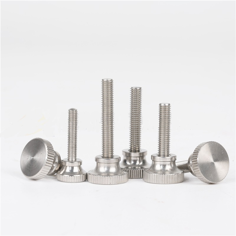 M1.6 Knurled Thumb Screw With Collar Knurling Vis Manual Adjustment
