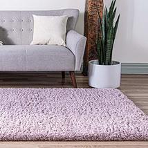 Rugs.com Infinity Collection Solid Shag Area Rug  8' x 11' Lavender Shag Rug Pe - $319.00